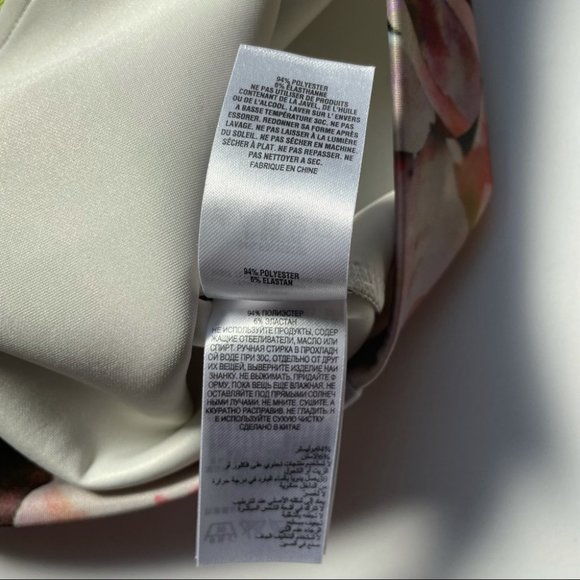 Ted Baker Beautiful Amaranth Floral Pencil Skirt Sz 4 (10/12) - Picture 9 of 9